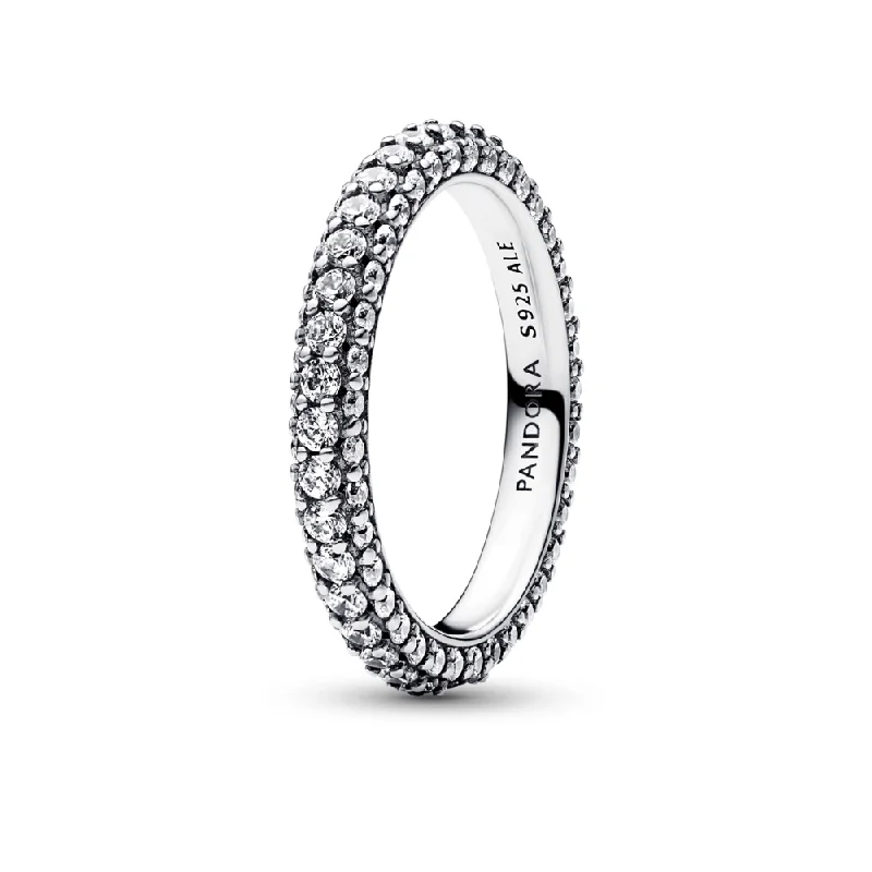 Chic, Trendy, And Affordable Jewelry Sale Pandora Timeless Pavé Single-row Ring