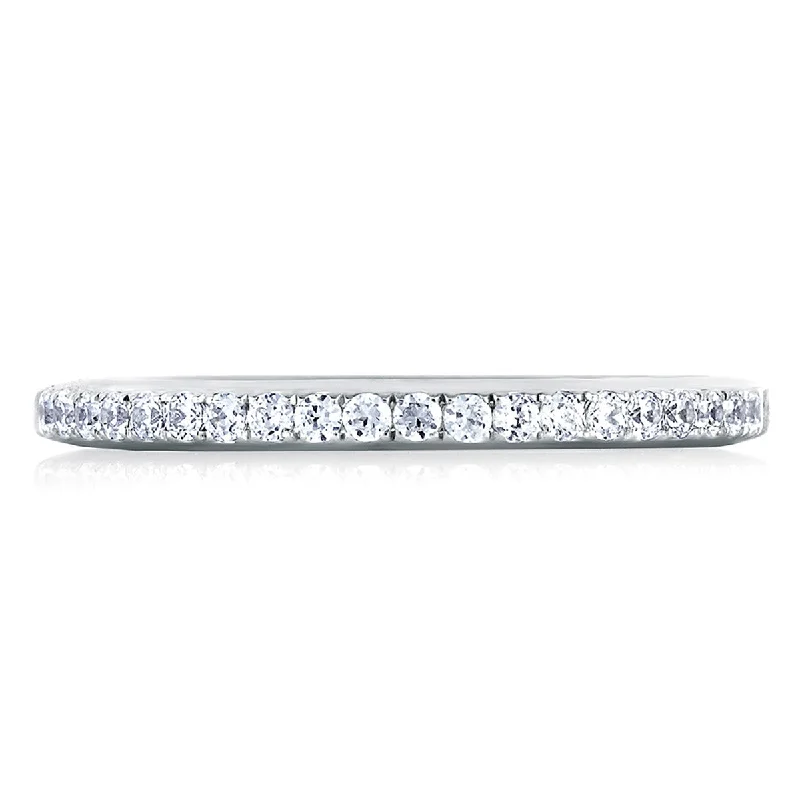 Shop Stylish Jewelry Now And Save Big A. Jaffe Classic Pave Set Diamond Wedding Band MR1533/25