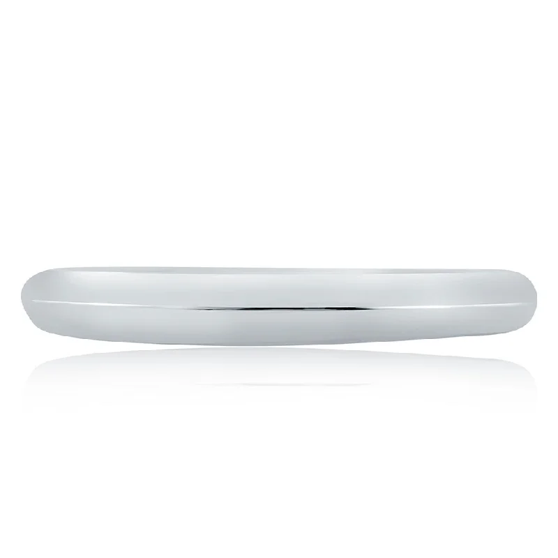 Last Chance To Grab Your Favorite Jewelry At A Discount A. Jaffe Classic Plain Solitaire Wedding Band MRS391/PL Last Chance To Grab Your Favorite Jewelry At A Discount A. Jaffe Classic Plain Solitaire Wedding Band MRS391/PL