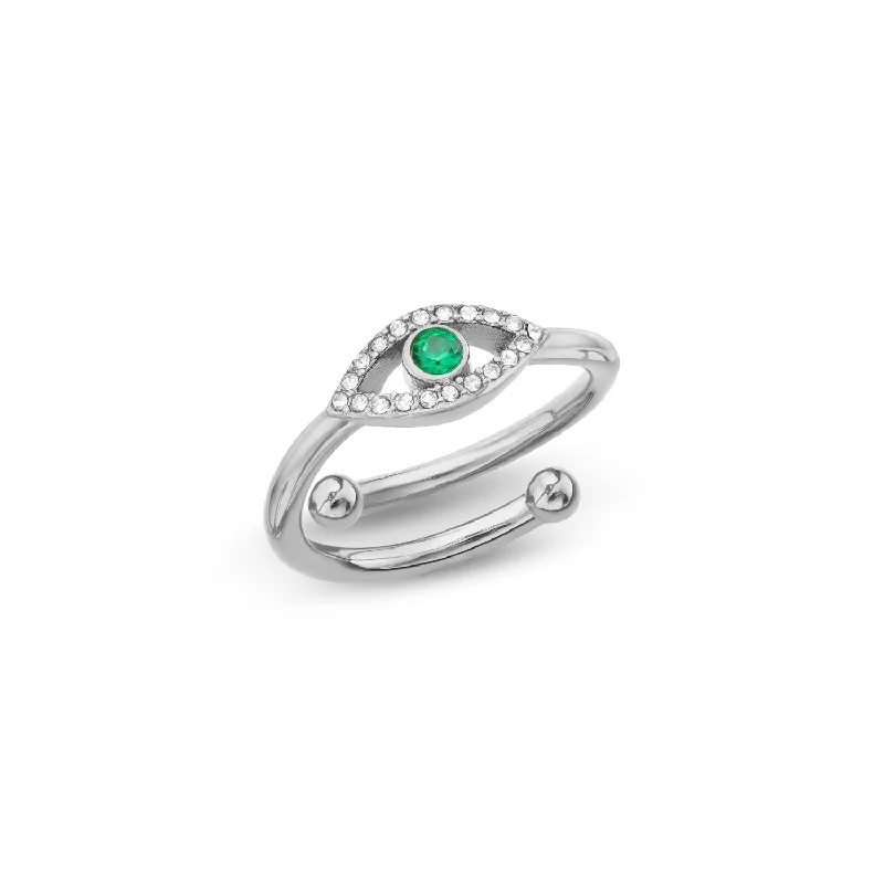 Chic And Stylish Jewelry At Exclusive Prices Custom Evil Eye Ring (Silver)