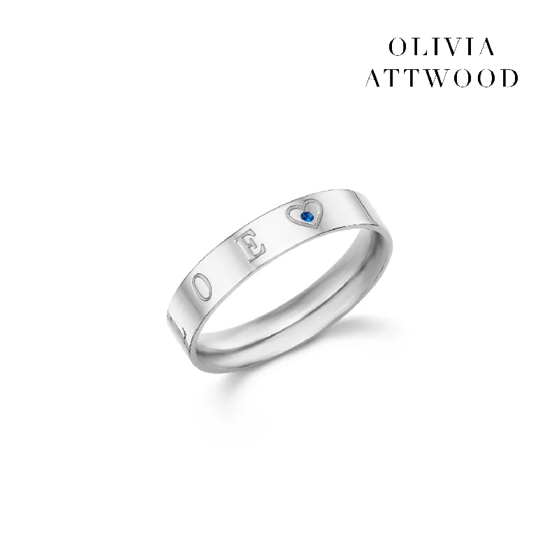 Get Ready To Sparkle – Special Jewelry Discounts Custom Stamped Ring (Silver)