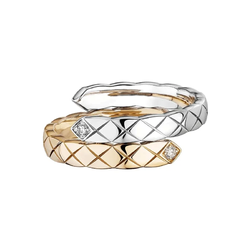 Delicate Crystal Jewelry For Sophisticated Charm Coco Crush Toi Et Moi Ring