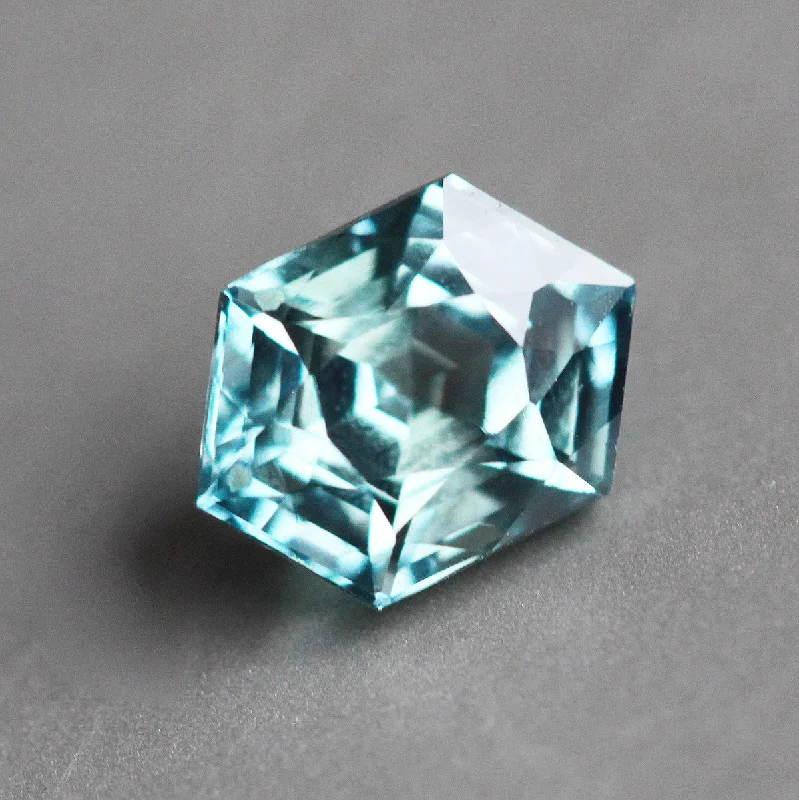 Big Savings On Your Favorite Jewelry Pieces Loose 1.45 Ct Hexagon Teal Sapphire