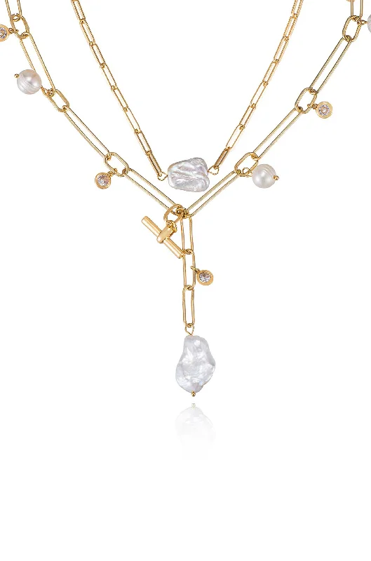 Buy More, Save More On Stunning Jewelry Pieces Deep Water Pearl Lariat Necklace