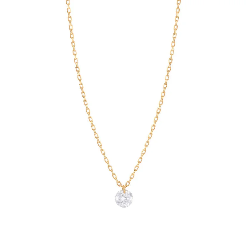 Must-Have Jewelry Pieces At Reduced Prices Danaé 18K Gold Necklace w. Diamond, 0.15 ct.