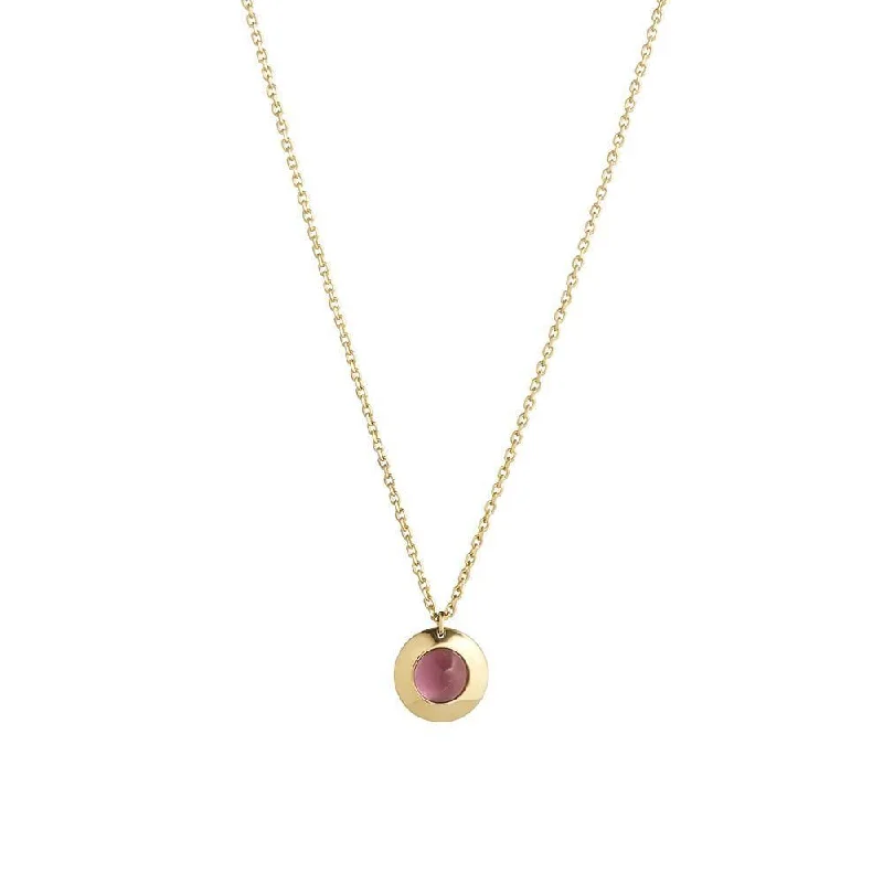 Premium Diamond Jewelry At Once-In-A-Lifetime Discounts Gems of Cosmo 18K Gold Necklace w. Rubellite
