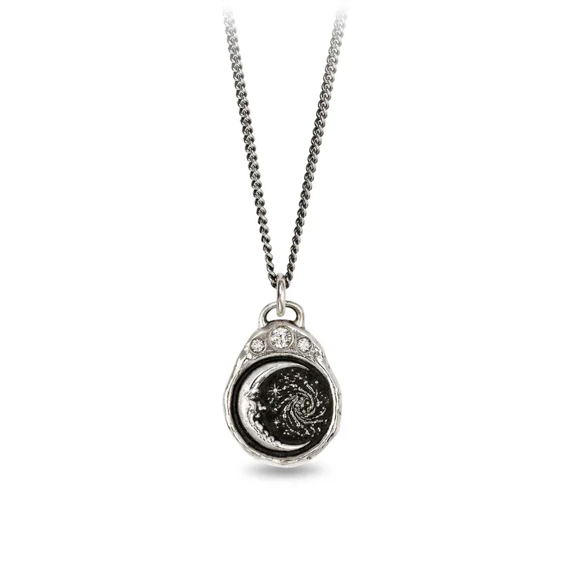 Handcrafted Jewelry Sale – Unique Designs At Low Prices Trust the Universe Diamond Crown Talisman