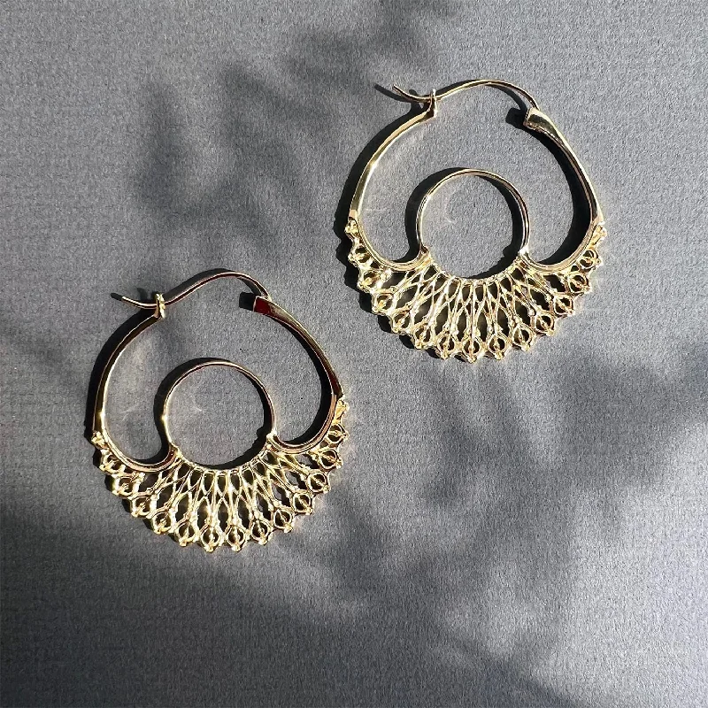 Shop Dazzling Jewelry At The Best Prices Iris Hoops Gold Medium
