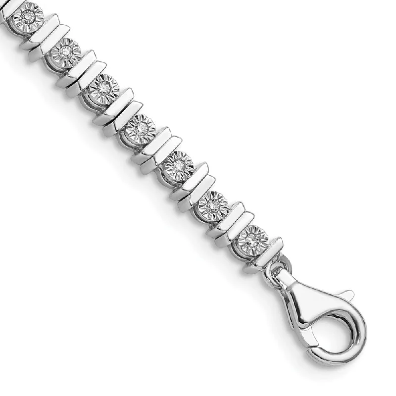 Holiday Jewelry Sale – Perfect Gifts At Great Prices Classic Illusion Diamond Tennis Bracelet in Sterling Silver - 7 Inch Holiday Jewelry Sale – Perfect Gifts At Great Prices Classic Illusion Diamond Tennis Bracelet in Sterling Silver - 7 Inch