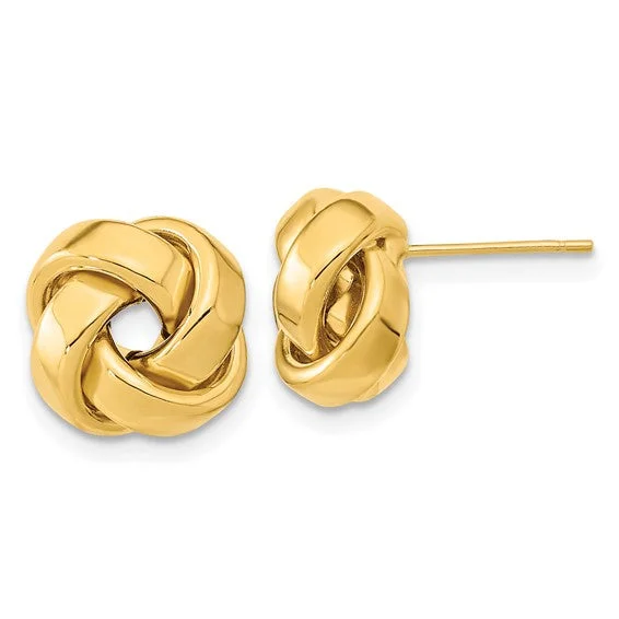 Must-Have Jewelry At Unbelievable Discounts Love Knot Stud Earrings - 14kt Yellow Gold