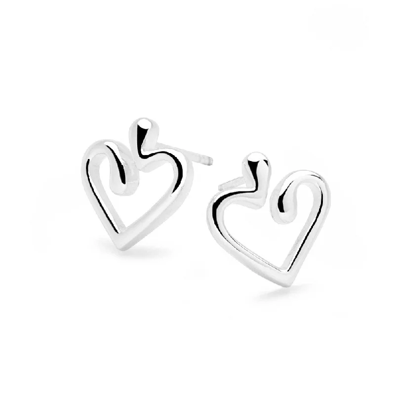 Luxury Jewelry At Unbeatable Discounts Take to Heart Studs