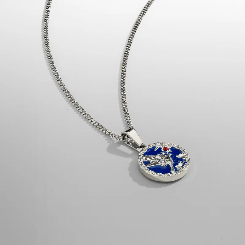 Premium Jewelry Now Available At Special Discounts Enamel Swallow Pendant (Silver)