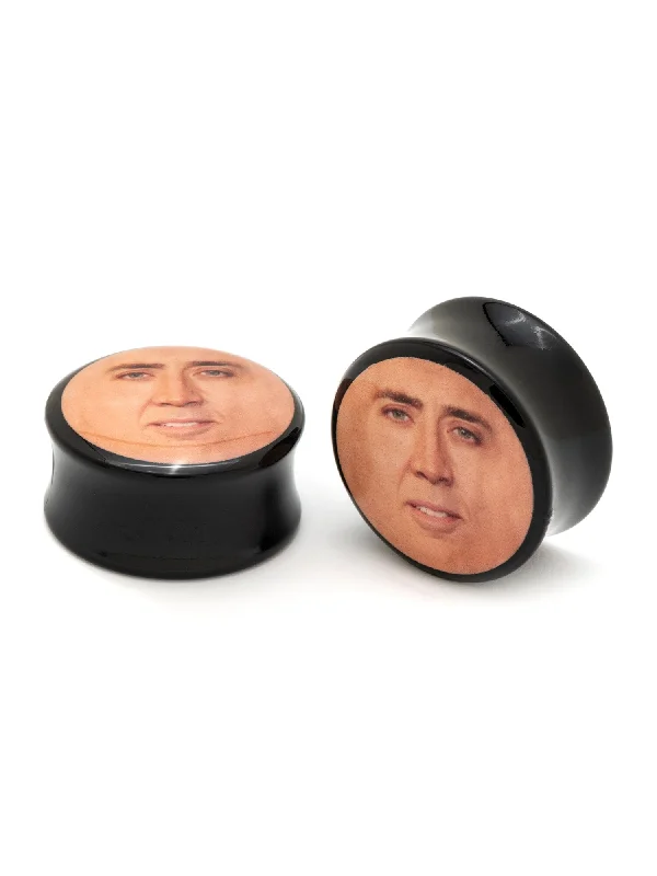 Timeless Beauty, Unbeatable Deals – Jewelry Sale On Nic Cage Acrylic Image Plugs